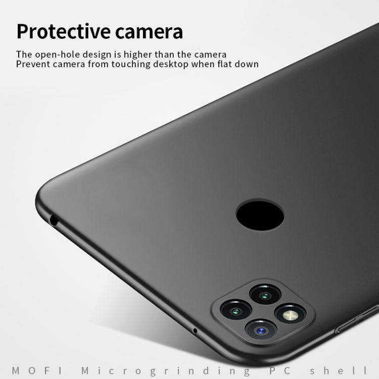 For Xiaomi Redmi 9C MOFI Frosted PC Ultra-thin Hard Case(Black) - Xiaomi Cases by MOFI | Online Shopping South Africa | PMC Jewellery