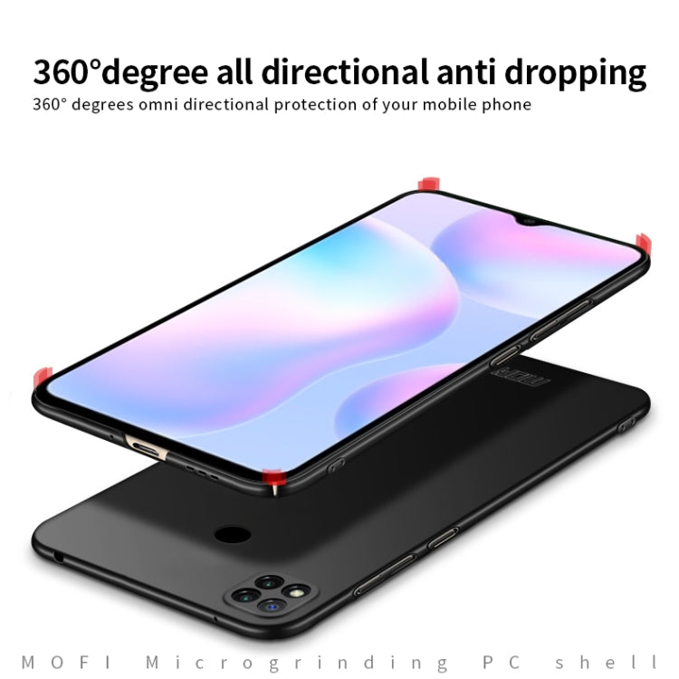 For Xiaomi Redmi 9C MOFI Frosted PC Ultra-thin Hard Case(Black) - Xiaomi Cases by MOFI | Online Shopping South Africa | PMC Jewellery