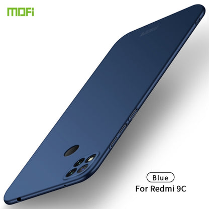 For Xiaomi Redmi 9C MOFI Frosted PC Ultra-thin Hard Case(Blue) - Xiaomi Cases by MOFI | Online Shopping South Africa | PMC Jewellery