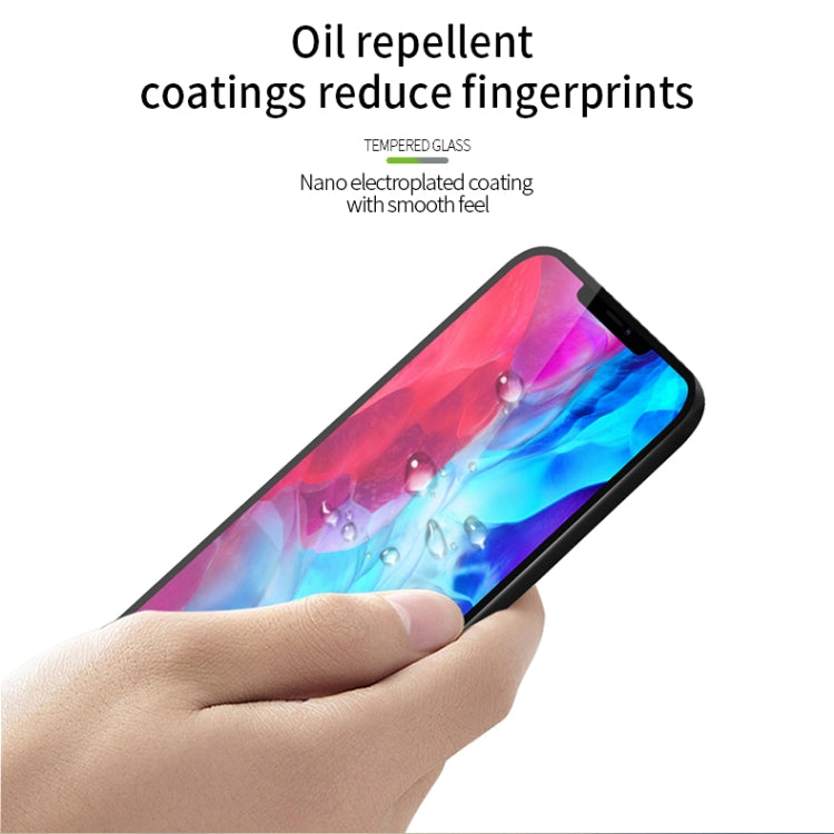 For iPhone 12 mini MOFI 9H 2.5D Full Screen Tempered Glass Film(Black) - free shipping - PMC TechLife - Order now!