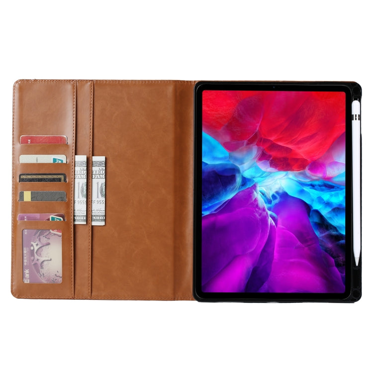 For iPad Air 11 2024 / Air 2022/2020 10.9 Knead Skin Texture Leather Tablet Case(Wine Red) - iPad Air (2022) / (2020) 10.9 Cases by PMC TechLife | Online Shopping South Africa | PMC TechLife | Buy Now Pay Later Mobicred