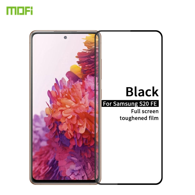 For Samsung Galaxy S20 FE MOFI 9H 2.5D Full Screen Tempered Glass Film(Black) - Galaxy Tempered Glass by MOFI | Online Shopping South Africa | PMC Jewellery