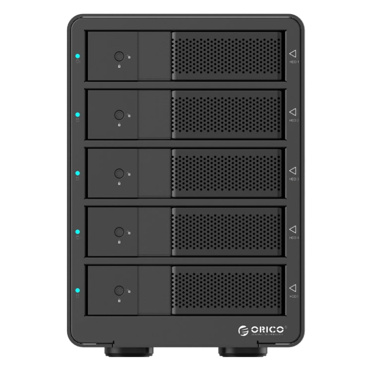 ORICO 9558RU3-V1-BK 3.5-Inch External Hard Drive Enclosure - HDD Enclosure by ORICO | Online Shopping South Africa | PMC TechLife | Buy Now Pay Later Mobicred