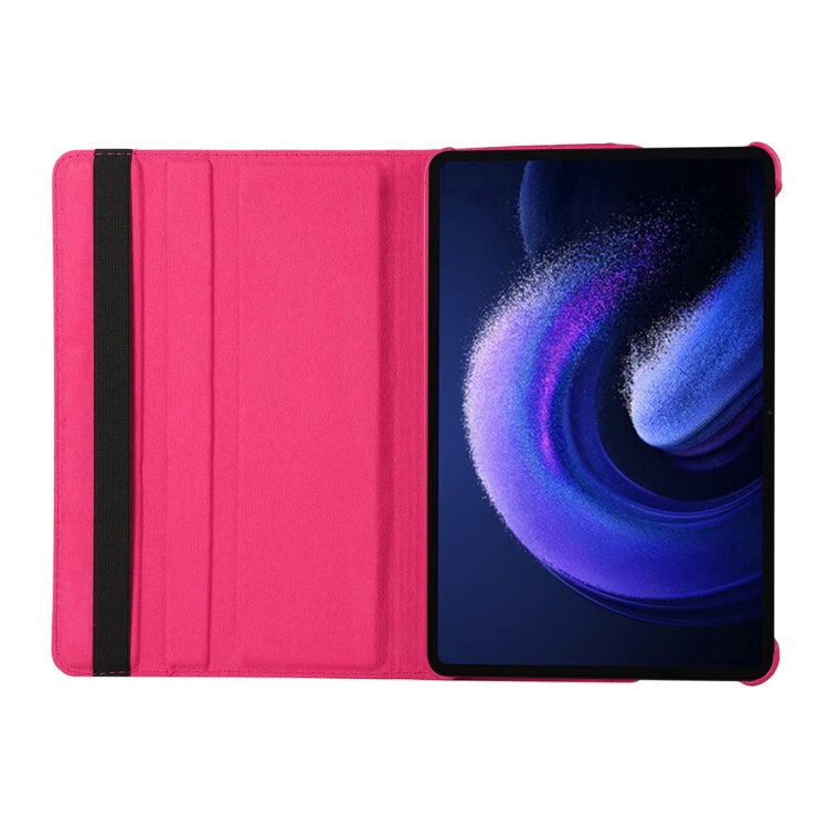 For Xiaomi Pad 6 / Pad 6 Pro ENKAY 360 Degree Rotation Stand Litchi Leather Smart Tablet Case(Rose) - free shipping - PMc TechLife - Order now!