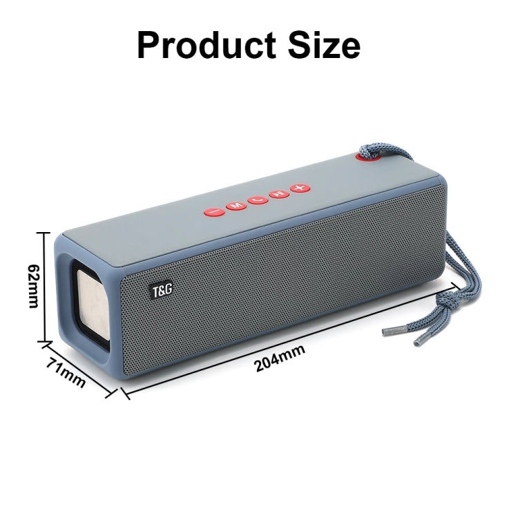 T&G TG271 TWS Subwoofer Bluetooth Speaker With Braided Rope, Support USB/AUX/TF Card/FM(Green) - free shipping - PMC Jewellery - Order now!