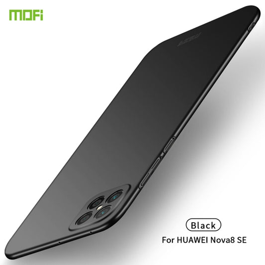 For Huawei nova 8 SE MOFI Frosted PC Ultra-thin Hard Case (Black) - Huawei Cases by MOFI | Online Shopping South Africa | PMC Jewellery