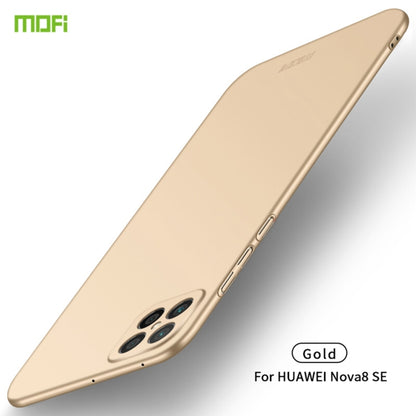 For Huawei nova 8 SE MOFI Frosted PC Ultra-thin Hard Case (Gold) - Huawei Cases by MOFI | Online Shopping South Africa | PMC Jewellery