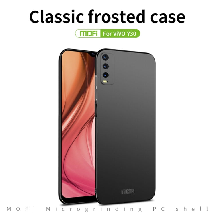 For vivo Y30 MOFI Frosted PC Ultra-thin Hard Case (Red) - vivo Cases by MOFI | Online Shopping South Africa | PMC Jewellery