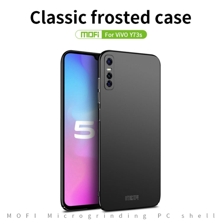 For vivo Y73s MOFI Frosted PC Ultra-thin Hard Case (Blue) - vivo Cases by MOFI | Online Shopping South Africa | PMC Jewellery
