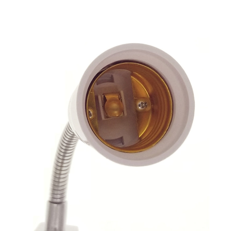 20CM AC 110-220V 6A E27 Bulb Holder Flexible Extension Converter Switch Adapter Socket(EU plug) - Lamp Holders & Bases by PMC TechLife | Online Shopping South Africa | PMC TechLife | Buy Now Pay Later Mobicred
