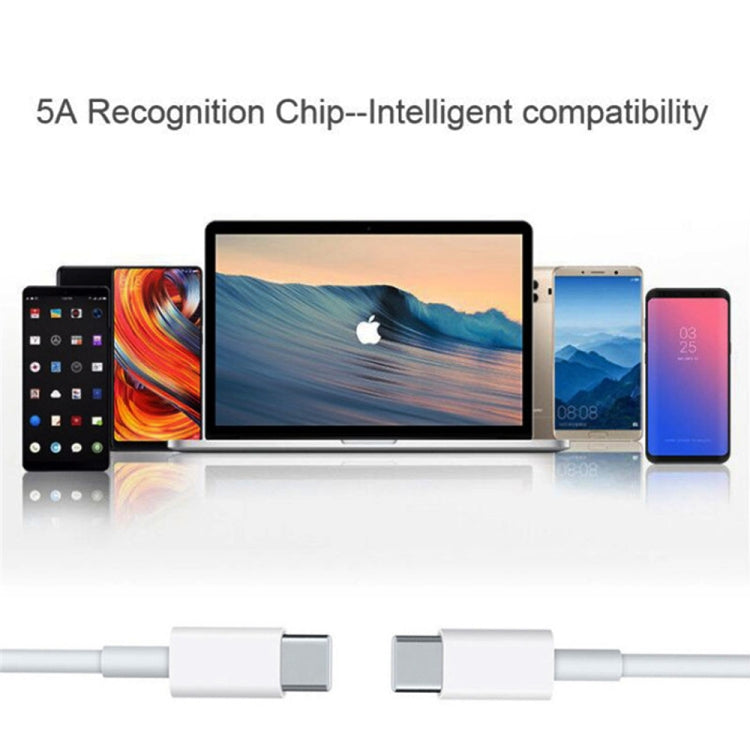 PD65W-A9 PD 65W Dual Dort USB-C / Type-C + Dual USB Charger with 5A USB-C / Type-C to USB-C / Type-C Fast Charging Cable for Apple MacBook Series UK Plug - Cable & Adapter by PMC Jewellery | Online Shopping South Africa | PMC Jewellery | Buy Now Pay Later Mobicred