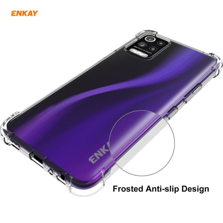 For LG K52 / Q52 / K62 / K62+ Hat-Prince ENKAY Clear TPU Shockproof Case Soft Anti-slip Cover - LG by ENKAY | Online Shopping South Africa | PMC Jewellery | Buy Now Pay Later Mobicred