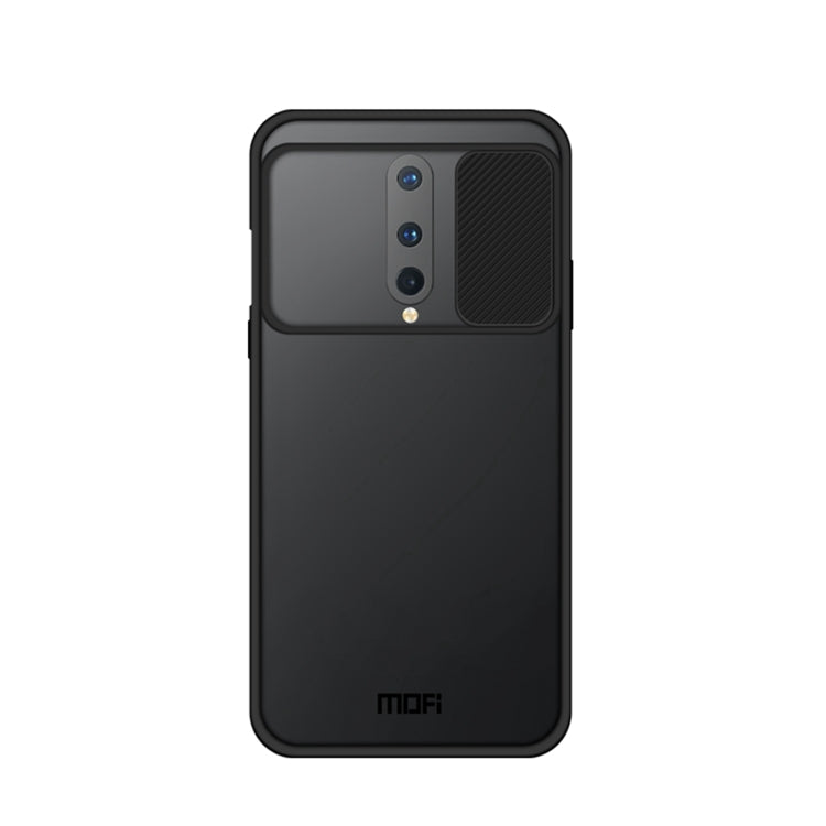 For OnePlus 8 MOFI Xing Dun Series Translucent Frosted PC + TPU Privacy Anti-glare Shockproof All-inclusive Protective Case(Black) - OnePlus Cases by MOFI | Online Shopping South Africa | PMC Jewellery