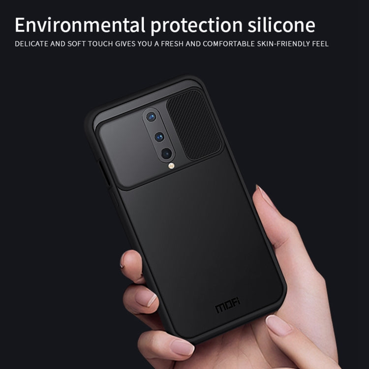For OnePlus 8 MOFI Xing Dun Series Translucent Frosted PC + TPU Privacy Anti-glare Shockproof All-inclusive Protective Case(Green) - OnePlus Cases by MOFI | Online Shopping South Africa | PMC TechLife | Buy Now Pay Later Mobicred