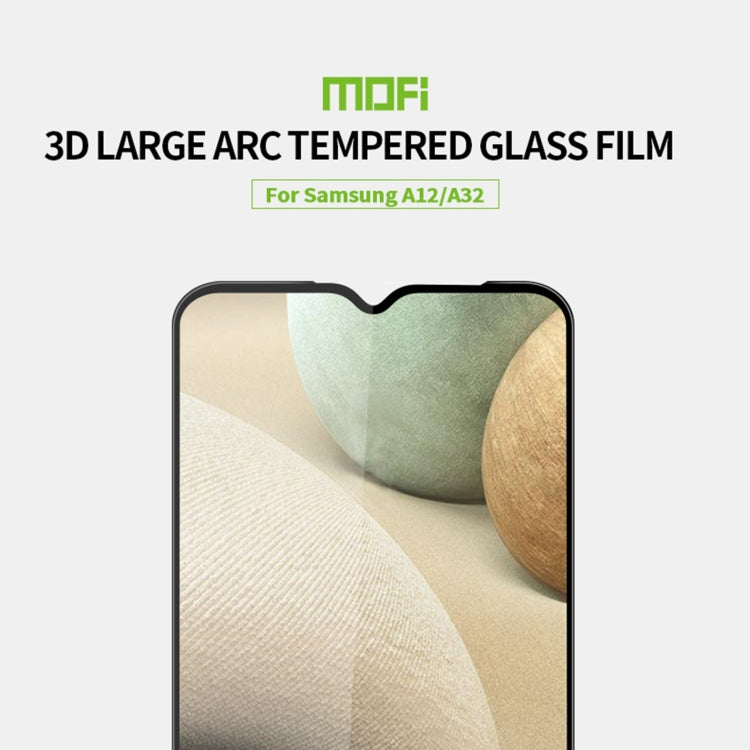 For Samsung Galaxy A12 / A32 5G MOFI 9H 3D Explosion-proof Curved Screen Tempered Glass Film - free shipping - PMC TechLife - Order now!