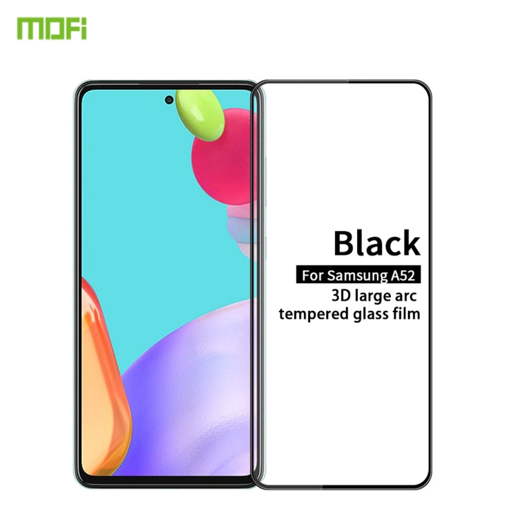 For Samsung Galaxy A52 5G / 4G MOFI 9H 3D Explosion-proof Curved Screen Tempered Glass Film - Galaxy Tempered Glass by MOFI | Online Shopping South Africa | PMC Jewellery