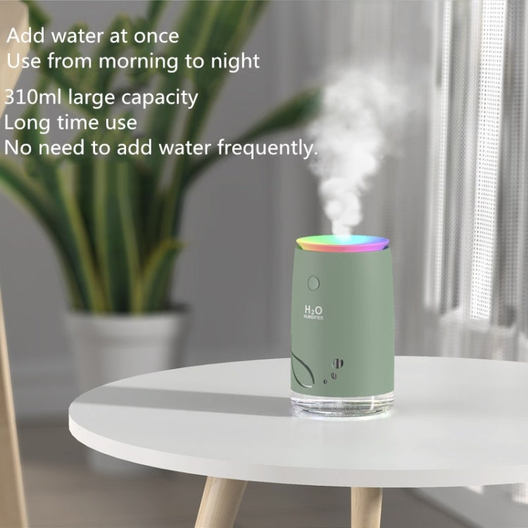Concise Fish Pattern Mini Home Mute Bedroom Student Dormitory Office Portable USB Wireless Durable Humidifier(Green) - free shipping - PMC TechLife - Order now!