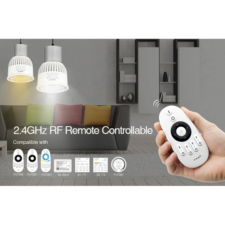 FUT107 GU10 6W Double White CCT LED Bulb Spotlight For Bedroom And Living Room - free shipping - PMC TechLife - Order now!