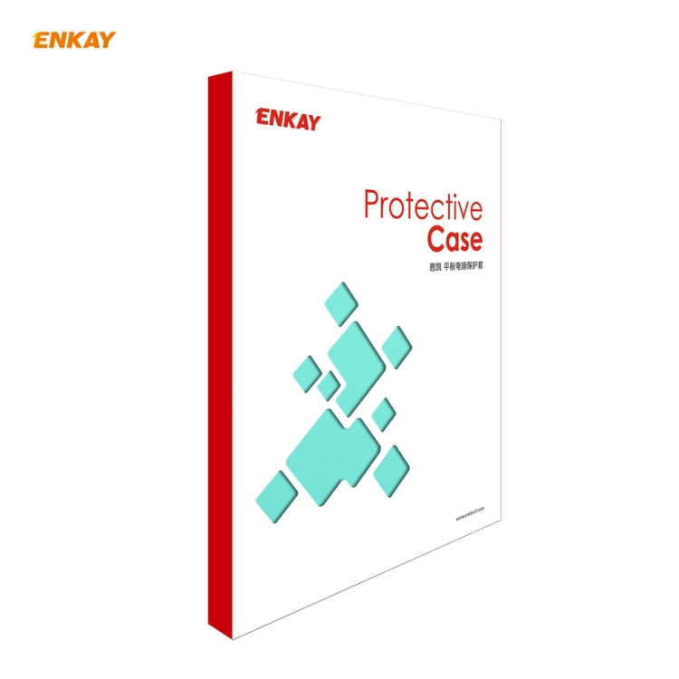 For Samsung Galaxy Tab S8 / Galaxy Tab S7 11.0 T870 / T875 ENKAY Horizontal Flip PU Leather + TPU Smart Case with Holder & Sleep / Wake-up Function(Cyan) - free shipping - PMc TechLife - Order now!