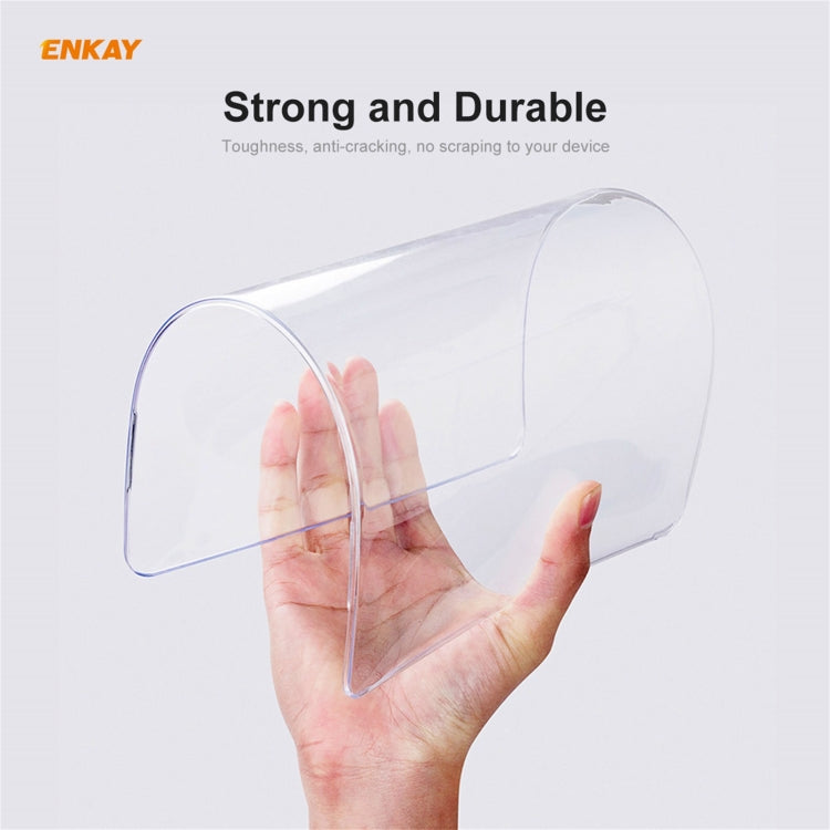 ENKAY 3 in 1 Crystal Laptop Protective Case + EU Version TPU Keyboard Film + Anti-dust Plugs Set for MacBook Pro 13.3 inch A1706 / A1989 / A2159 (with Touch Bar)(Pink) - free shipping - PMC Jewellery - Order now!