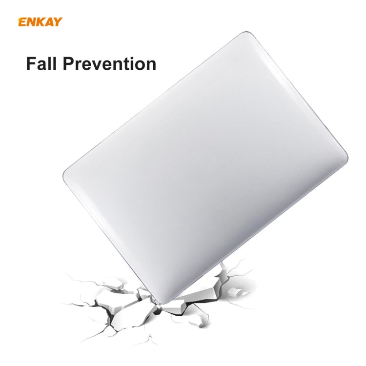ENKAY 3 in 1 Crystal Laptop Protective Case + US Version TPU Keyboard Film + Anti-dust Plugs Set for MacBook Pro 13.3 inch A1706 / A1989 / A2159 (with Touch Bar)(Dark Blue) - free shipping - PMC Jewellery - Order now!