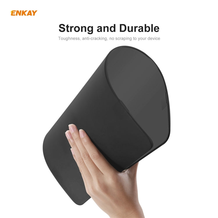 ENKAY 3 in 1 Matte Laptop Protective Case + US Version TPU Keyboard Film + Anti-dust Plugs Set for MacBook Air 13.3 inch A2179 & A2337 (2020)(Black) - MacBook Air Cases by ENKAY | Online Shopping South Africa | PMC Jewellery | Buy Now Pay Later Mobicred