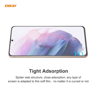 For Samsung Galaxy S21 5G ENKAY Hat-Prince 0.1mm 3D Full Screen Protector Explosion-proof Hydrogel Film - For Samsung by ENKAY | Online Shopping South Africa | PMC Jewellery