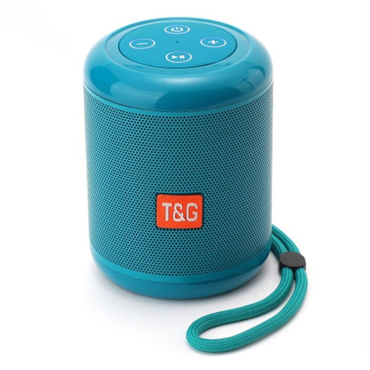 T&G TG519 TWS HiFi Portable Bluetooth Speaker Subwoofer Outdoor Wireless Column Speakers Support TF Card / FM / 3.5mm AUX / U Disk / Hands-free Call(Peacock Blue) - free shipping - PMC Jewellery - Order now!