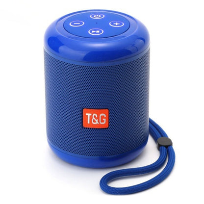 T&G TG519 TWS HiFi Portable Bluetooth Speaker Subwoofer Outdoor Wireless Column Speakers Support TF Card / FM / 3.5mm AUX / U Disk / Hands-free Call(Blue) - Desktop Speaker by T&G | Online Shopping South Africa | PMC Jewellery | Buy Now Pay Later Mobicred