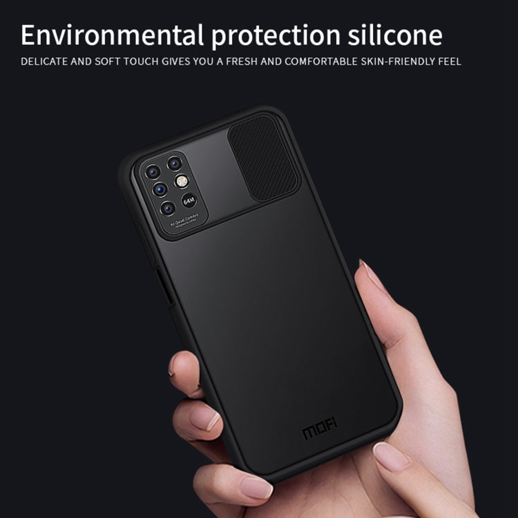 For INFINIX Note8 MOFI Xing Dun Series PC + TPU Anti-peep Waterproof And Anti-drop All-inclusive Protective Shell, Translucent Frosted(Green) - Infinix Cases by MOFI | Online Shopping South Africa | PMC Jewellery