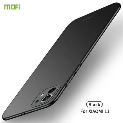 For Xiaomi Mi 11 MOFI Frosted PC Ultra-thin Hard Case(Black) - Xiaomi Cases by MOFI | Online Shopping South Africa | PMC Jewellery