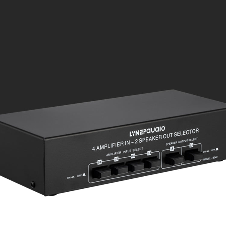 B042 4-in 2-out Power Amplifier Sound Switcher Loudspeaker Switch Distributor, 300W Per Channel Lossless Sound Quality - free shipping - PMC Jewellery - Order now!