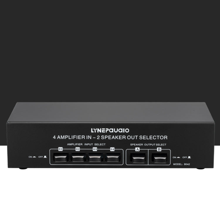 B042 4-in 2-out Power Amplifier Sound Switcher Loudspeaker Switch Distributor, 300W Per Channel Lossless Sound Quality - free shipping - PMC Jewellery - Order now!
