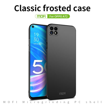 For OPPO A72 MOFI Frosted PC Ultra-thin Hard Case(Black) - OPPO Cases by MOFI | Online Shopping South Africa | PMC Jewellery