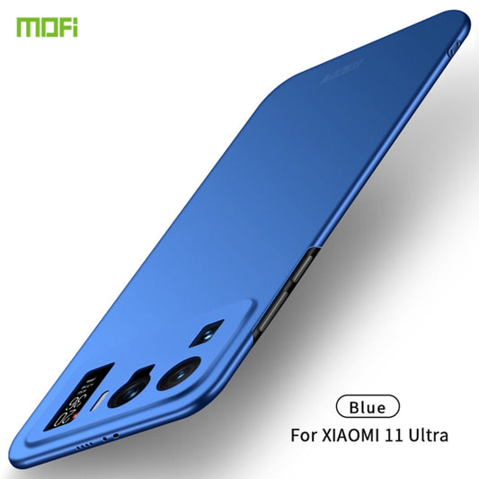 For Xiaomi Mi 11 Ultra MOFI Frosted PC Ultra-thin Hard Case(Blue) - Xiaomi Cases by MOFI | Online Shopping South Africa | PMC Jewellery