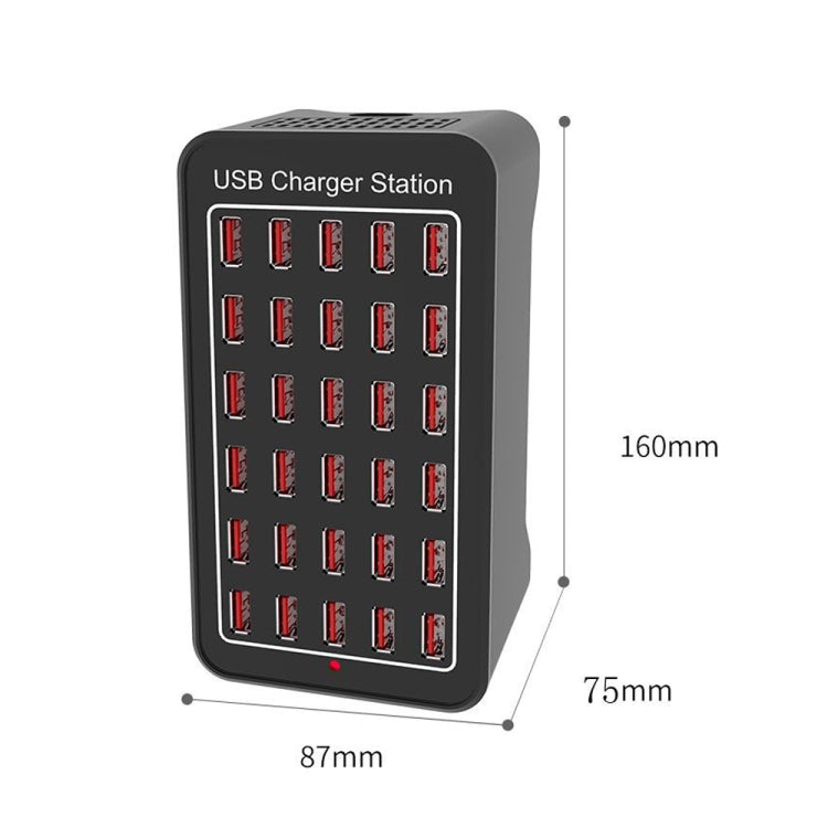 XLD-A7 150W 30 USB Ports Fast Charger Station Smart Charger, AC 110-240V, Plug Size:AU Plug - Multifunction Charger by PMC Jewellery | Online Shopping South Africa | PMC Jewellery | Buy Now Pay Later Mobicred