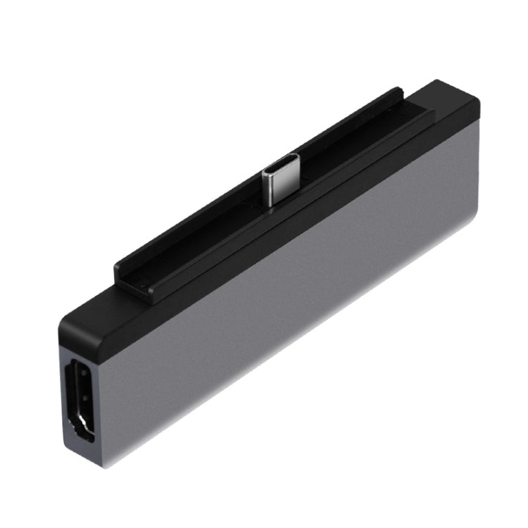 6 in 1 Type-C to HDMI/PD/USB3.0/Audio/SD&TF Card Reader HUB Converter for iPad Pro - USB HUB by PMC Jewellery | Online Shopping South Africa | PMC Jewellery | Buy Now Pay Later Mobicred