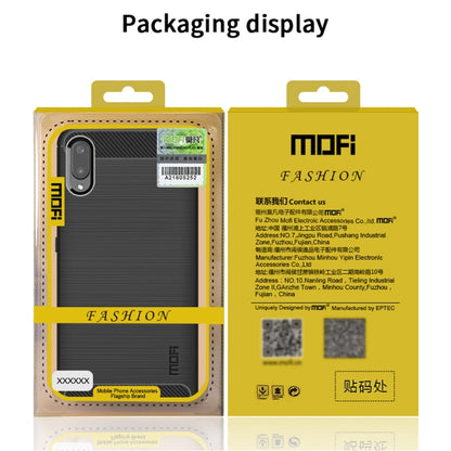 For Samsung Galaxy M31/ F41/ M21s/ M31 Prime MOFI Gentleness Series Brushed Texture Carbon Fiber Soft TPU Case(Grey) - Galaxy Phone Cases by MOFI | Online Shopping South Africa | PMC Jewellery