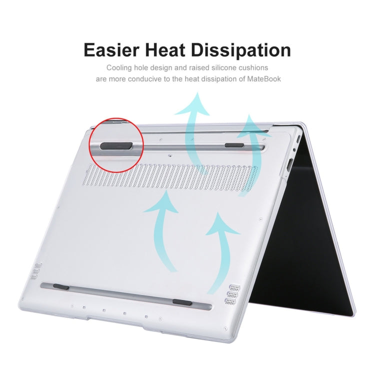 ENKAY for Huawei MateBook 13 Ryzen Edition US Version 2 in 1 Crystal Protective Case with TPU Keyboard Film(Black) - free shipping - PMC Jewellery - Order now!
