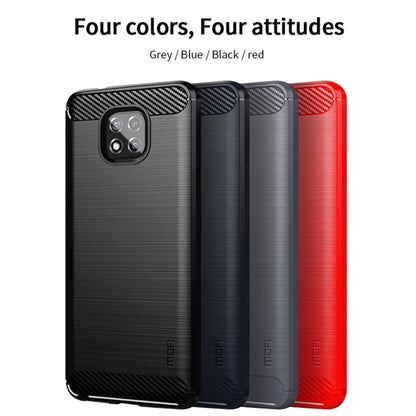 For Motorola Moto G Power 2021 MOFI Gentleness Series Brushed Texture Carbon Fiber Soft TPU Case(Black) - Motorola Cases by MOFI | Online Shopping South Africa | PMC Jewellery