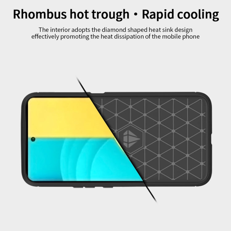 For LG Stylo 7 5G MOFI Gentleness Series Brushed Texture Carbon Fiber Soft TPU Case(Black) - LG Cases by MOFI | Online Shopping South Africa | PMC TechLife | Buy Now Pay Later Mobicred