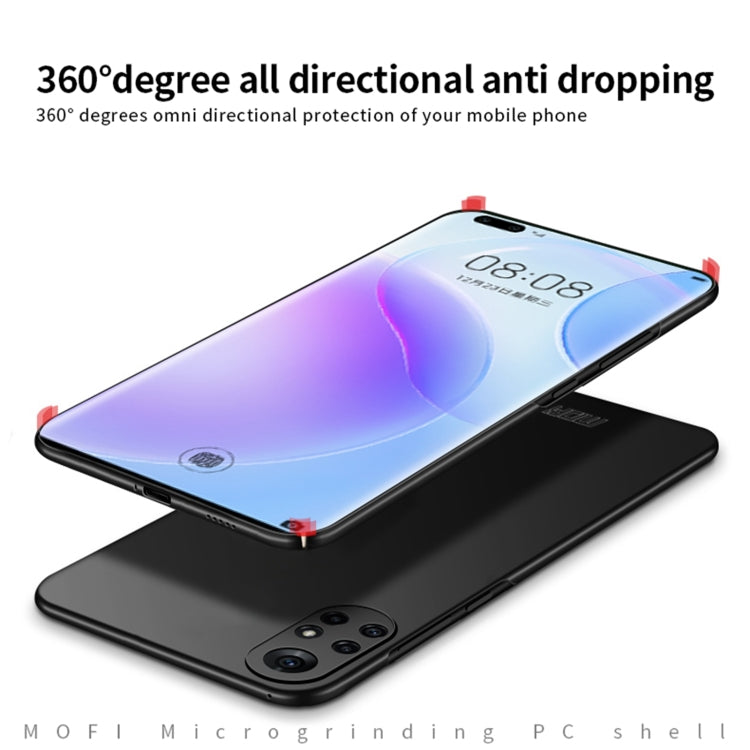 For Huawei Nova 8 Pro MOFI Frosted PC Ultra-thin Hard Case(Black) - Huawei Cases by MOFI | Online Shopping South Africa | PMC Jewellery