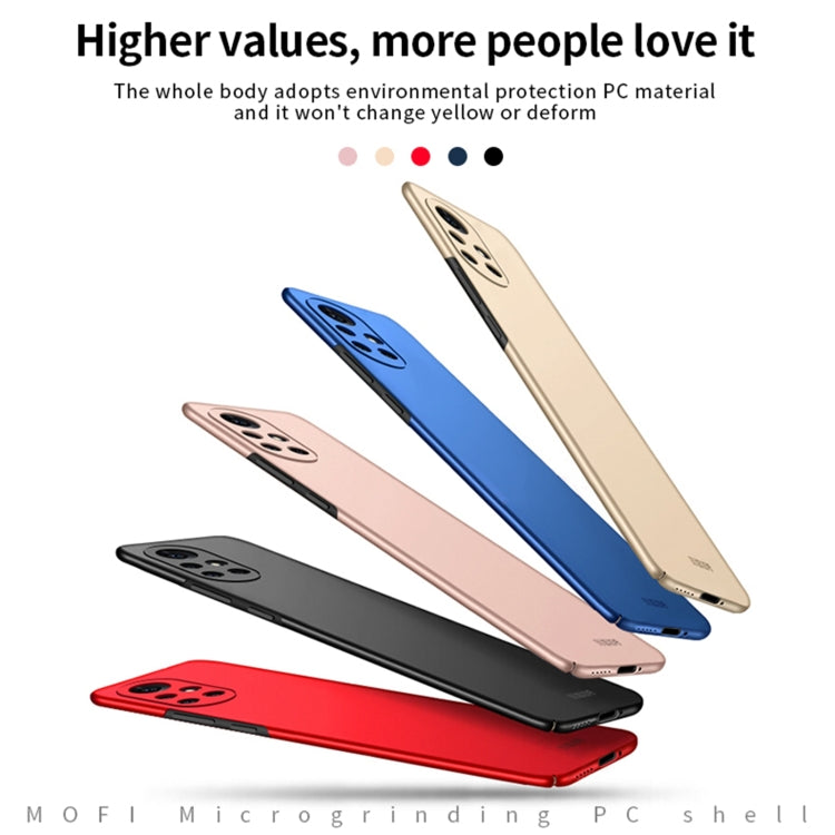 For Huawei Nova 8 Pro MOFI Frosted PC Ultra-thin Hard Case(Red) - Huawei Cases by MOFI | Online Shopping South Africa | PMC Jewellery