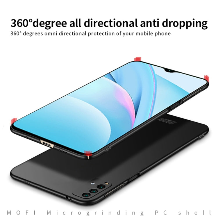 For Xiaomi Redmi 9T / Note9 4G / 9 Power MOFI Frosted PC Ultra-thin Hard Case(Black) - Xiaomi Cases by MOFI | Online Shopping South Africa | PMC Jewellery