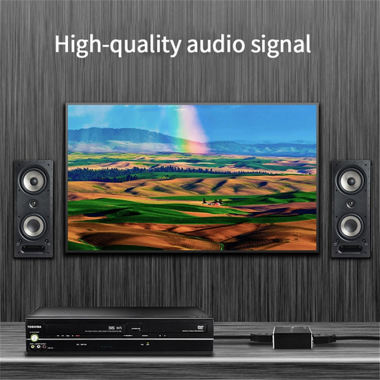 AY78V20 4K 60Hz HDMI 2.0 Audio Splitter 5.1 ARC HD-MI Audio Extractor HDCP 2.2 HDR10 Audio Converter 4K HD-MI Optical TOSLINK SPDIF - Converter by PMC Jewellery | Online Shopping South Africa | PMC Jewellery | Buy Now Pay Later Mobicred