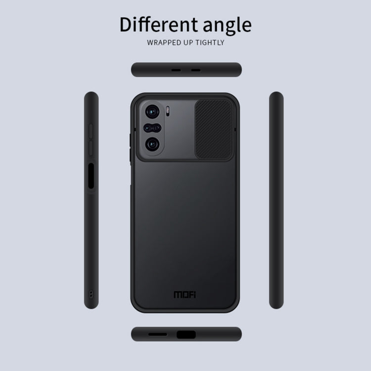 For Xiaomi PocoF3 / Mi 11i / Redmi K40 / K40 Pro / K40 Pro+ MOFI Xing Dun Series Translucent Frosted PC + TPU Privacy Anti-glare Shockproof All-inclusive Protective Case(Green) - Xiaomi Cases by MOFI | Online Shopping South Africa | PMC TechLife