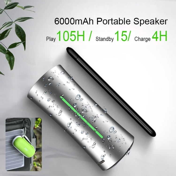 EWA A115 Portable Metal Bluetooth Speaker 105H Power Hifi Stereo Outdoor Subwoofer(Gold) - free shipping - PMC Jewellery - Order now!