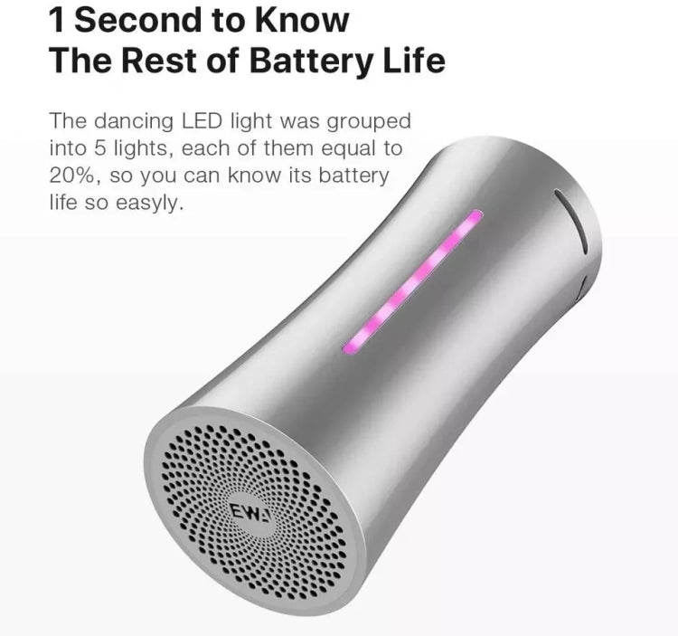 EWA A115 Portable Metal Bluetooth Speaker 105H Power Hifi Stereo Outdoor Subwoofer(Silver) - free shipping - PMC Jewellery - Order now!