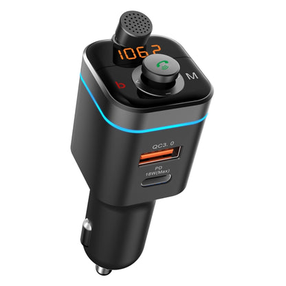 C72 Car MP3 Player Receiver FM Transmitter PD18W USB-C Car Charger Phone Music Player - Bluetooth Car Kits by PMC Jewellery | Online Shopping South Africa | PMC Jewellery | Buy Now Pay Later Mobicred