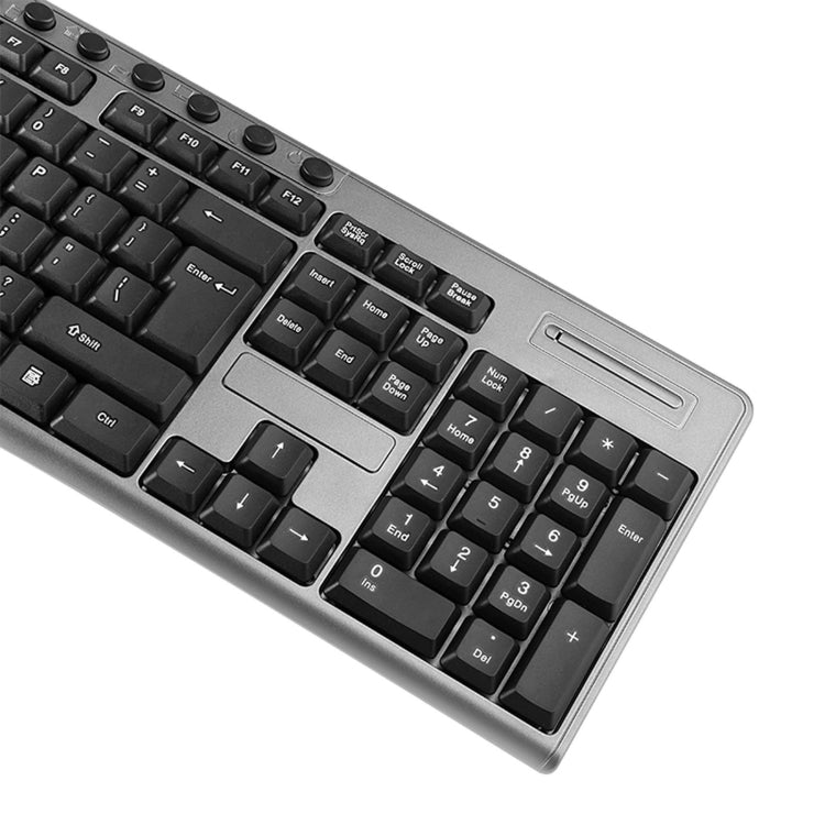 KB6600 104 Keys 2.4G Wireless Keyboard and Mouse Set - Wireless Keyboard by PMC Jewellery | Online Shopping South Africa | PMC Jewellery | Buy Now Pay Later Mobicred